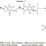 Scheme 1: . (a)  PPh3, C2Cl6 / TEA, toluene / reflux 2h; (b) dry toluene, CS2;(c) RCHO, ClCH2COOH, fused CH3COONa, reflux.