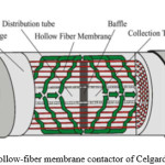Figure 4: Hollow-fiber membrane contactor of Celgard LLC [13].