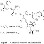 Figure 1:  Chemical structure of Abamectins