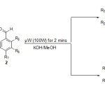 Scheme 1: MW-assisted synthesis of flavanones and chalcones