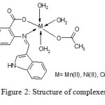 Figure 2: Structure of complexes
