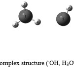 Figure 1: The neutral complex structure (-OH, H3O+) with C1 symmetry.: