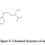 Figure 3: Chemical structure of unknown compound.