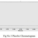 Figure 3: Placebo Chromatogram.