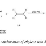 (Scheme 5: condensation of ethylene with dienophiles )