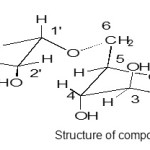Structure of compound 
