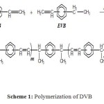 Scheme 1: Polymerization of DVB