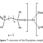 Figure 7: structure of the Europium complex