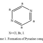 Scheme 1. Formation of Pyrazine complexes 
