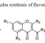 Scheme17. Ganguly’s synthesis includes synthesis of flavones using O-hydroxy acetophenone & acetyl chloride as a precursor25.