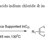 Scheme19. Silica supported lewis acids indium chloride & indium bromide undergoes oxidative coupling to give flavones27.