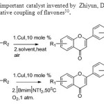 Scheme 42. CuI is another important catalyst invented by  Zhiyun, Du & Huifen N..This method gives new catalyst for oxidative coupling of flavones50.