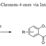 A Novel Synthesis of 4H-Chromen-4-ones via Intramolecular Wittig Reaction is used for the synthesis of flavones15.