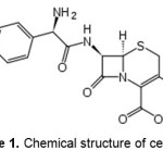 Figure 1. Chemical structure of cefalexin.