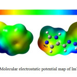 Fig. 4. Molecular electrostatic potential map of ImTPh.