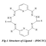 Fig-1 Structure of Ligand – (PDCTC)