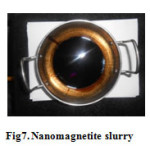 Fig7. Nanomagnetite slurry