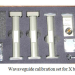 Fig 2: Wavaveguide calibration set for X band. 