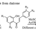 Scheme 1.Synthesis of flavanone from chalcone