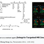 Fig. 8: Dendrimer as a contrast agent [Integrin Targeted MR Imaging Mingqian Tan, Zheng-Rong Lu, Theranostics 2011; 1:83-101]