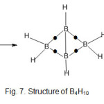 Fig. 7. Structure of B4H10