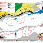 Figure 2. Geological map of the watershed sebkha Oran (Moussa, 2006)