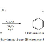 Sheme 2 - Synthesis of 4-Butylamino-2-oxo-2H-chromene-3-sulfonyl chloride (2a)