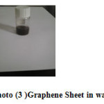 Photo (3 )Graphene Sheet in water 