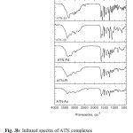 Fig. 3b: Infrared spectra of ATN complexes