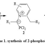 Scheme 1. synthesis of 2-phosphoindolizines