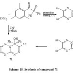 Scheme 18. Synthesis of compound 71