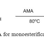 Figure 5 Use of MSA for monoesterification of diols