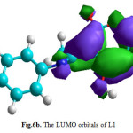 Fig.6b. The LUMO orbitals of L1