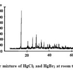 Fig. 3   Equimolar mixture of HgCl2 and HgBr2 at room temperature (Type I)