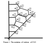 Figure 1. The notation of vertices  of C[4]            