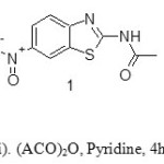 Scheme 1. Reagents and conditions: (i). (ACO)2O, Pyridine, 4h,90oC; (ii). SnCl2 .2H2O, HCl,2h, RT.