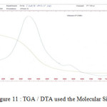 Figure 11 : TGA / DTA used the Molecular Sieve