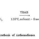 Scheme 1. TBAB   catalyzed  synthesis  of  xathenediones