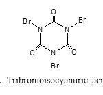 Figure 1.  Tribromoisocyanuric acid (TBCA)