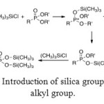 Figure 12: Introduction of silica group instead of alkyl group.