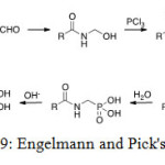 Figure 19: Engelmann and Pick's reaction.