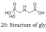 Figure 20: Structure of glyphosate.