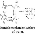 Figure 7: Mannich mechanism without formation of water.