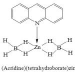 Scheme 1. (Acridine)(tetrahydroborate)zinc complex