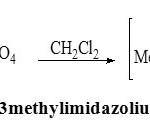 Scheme 1. Preparation of 1-butyl-3methylimidazolium hydrogen sulfate ([bmim]HSO4).