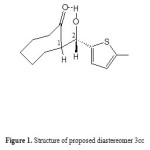 Figure 1. Structure of proposed diastereomer 3cc
