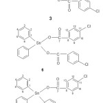 Figure 2. The proposed structure of some compounds synthesized and the suggested numbering of carbons in    each compound
