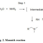 Fig. 2. Mannich reaction