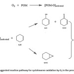 Scheme 1: Suggested reaction pathway for cyclohexene oxidation by O2 in the presence of POM.