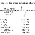 Table 2 Thegenerality and scope of the cross-coupling of aromatic aldehydes with imines 